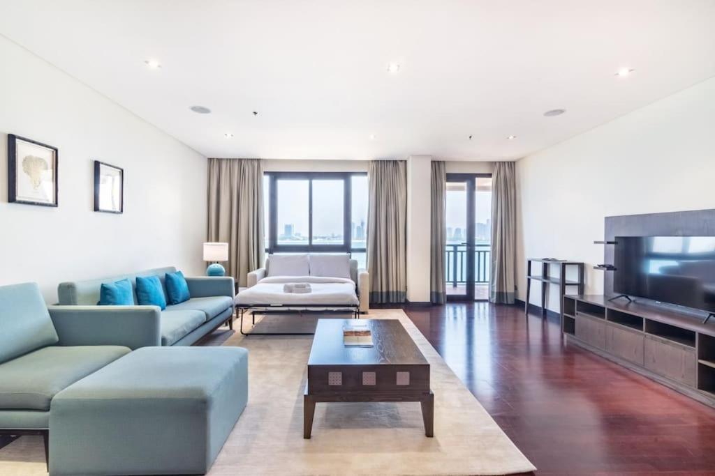 Marvelous Private Beach Apartment In Palm Dubai Within Anantara 5 Star Resort Exterior foto