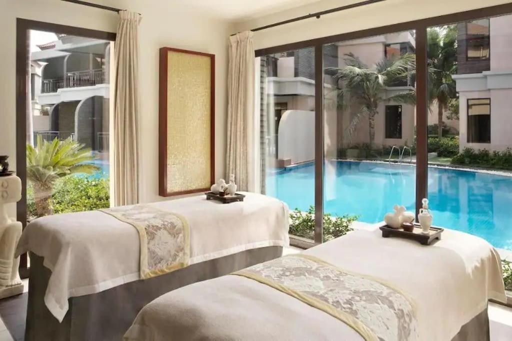 Marvelous Private Beach Apartment In Palm Dubai Within Anantara 5 Star Resort Exterior foto